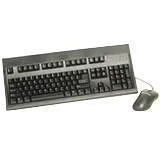 KeyTronic E03601U2M Wired 104 Key Keyboard & Optical Mouse Combo