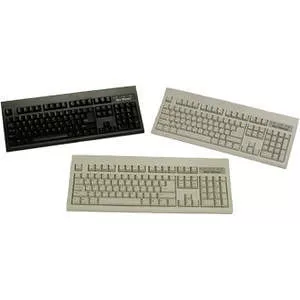 KeyTronic KT800P210PK Wired PS/2 Black Keyboard - Bulk 10 Pack