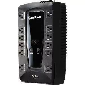 CyberPower AVRG750LCD 750VA/450W Simulated Sine Wave UPS LCD AVR 12 Outlets/USB Port/RJ11