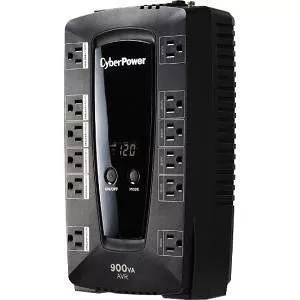 CyberPower AVRG900LCD 900VA/ 480W Simulated Sine Wave UPS LCD AVR 12 Outlets/USB Port/RJ11