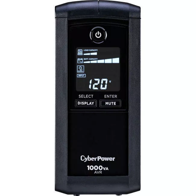CyberPower CP1000AVRLCD Intelligent LCD 1000VA Tower UPS