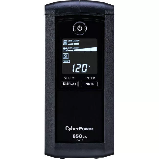 CyberPower CP850AVRLCD Intelligent LCD 850 VA Tower UPS