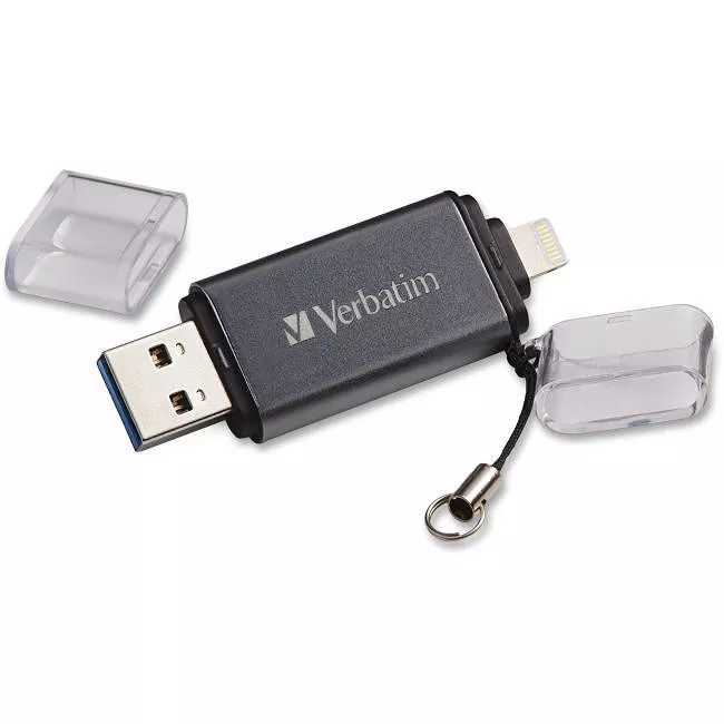 Verbatim 49301 Store 'n' Go 64GB Dual USB 3.0 Flash Drive