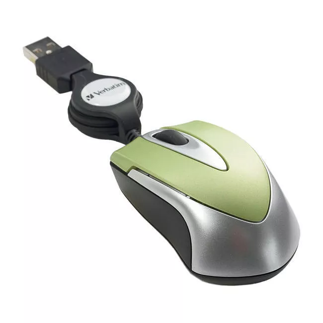 Verbatim 97254 Mini Travel Optical Mouse - Green