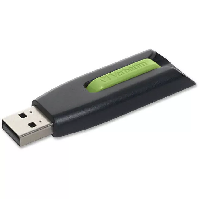 Verbatim 49177 16GB Store 'n' Go V3 USB 3.0 Flash Drive - Green