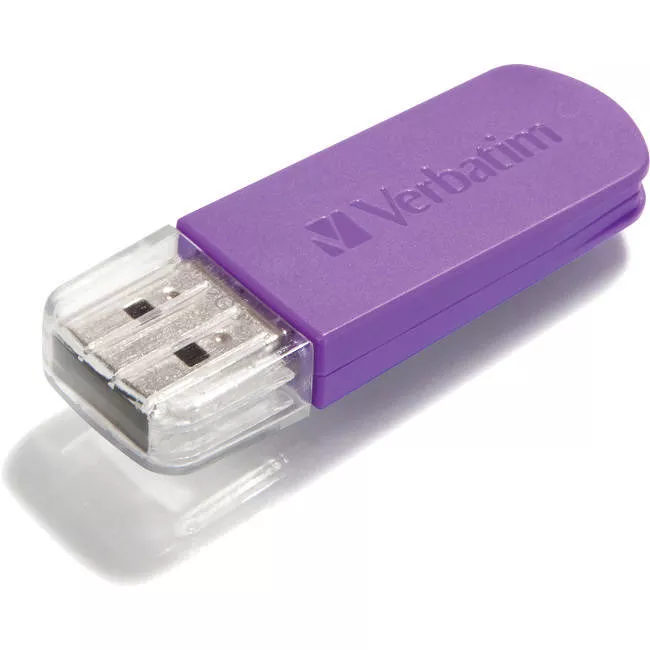 Verbatim 49833 32GB Mini USB Flash Drive - Violet