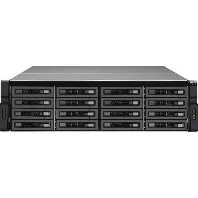 QNAP REXP-1620U-RP-US REXP-1620U-RP Drive Enclosure - 12Gb/s SAS Host Interface - 3U Rack-mountable