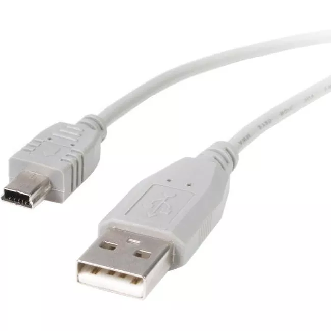 StarTech USB2HABM3 Mini USB 2.0 cable - 4 pin USB Type A (M) - 3 ft