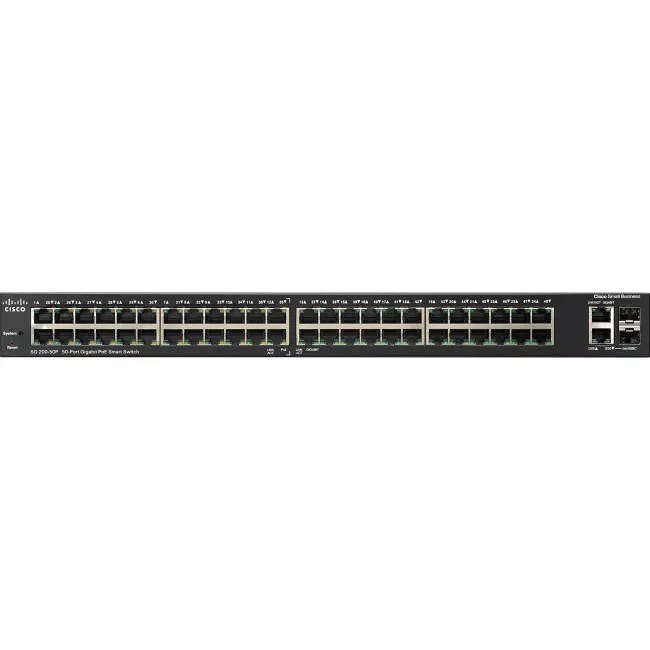 Cisco SLM2048PT-NA SG200-50P Gigabit PoE Smart Switch