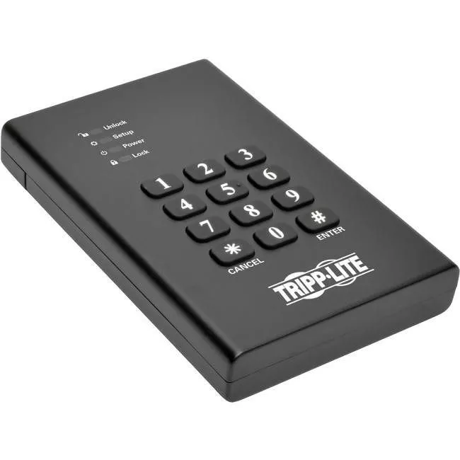 Tripp Lite U357-025-SEC USB 3.0 SUPERSPEED TO 2.5IN SATA III ENCRYPTED HDD ENCLOSURE W/ KEYPAD