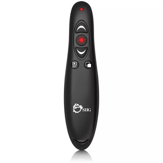 SIIG CE-WR0112-S1 2.4GHZ RF Wireless Presenter W/ Laser Pointer