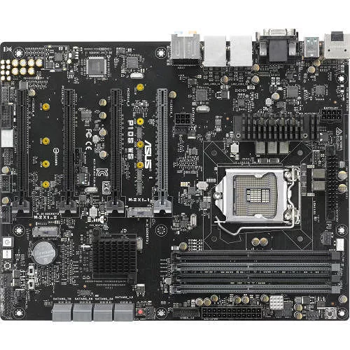 ASUS P10S WS Workstation Motherboard - 1x Socket H4 LGA-1151 - Intel C236 - 4x DDR4 - RAID - 2x M.2 - 4x PCIe x16 - ATX