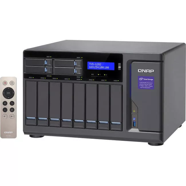 QNAP TVS-1282-I7-32G-450W-US SAN/NAS Server