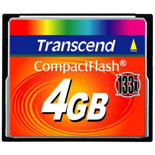 Transcend TS4GCF133 4 GB CF Card (133x)