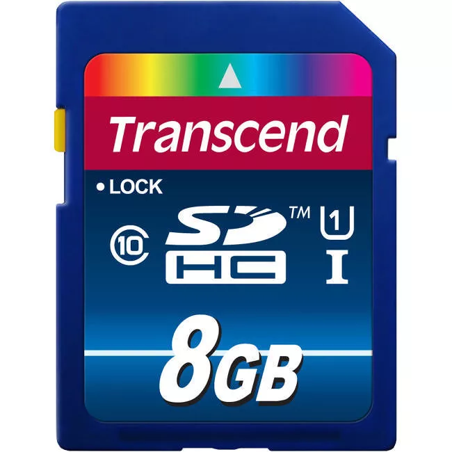 Transcend TS8GSDU1 8 GB Class 10/UHS-I SDHC