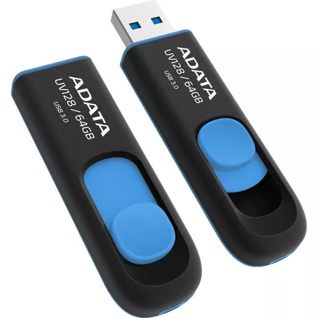 ADATA AUV128-64G-RBE DashDrive UV128 64 GB Flash Drive 