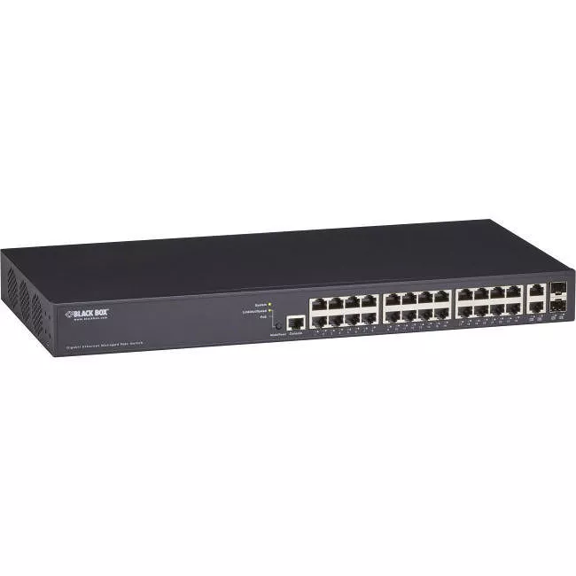 Black Box LPB2926A 26-Port Gigabit Ethernet Switch PoE+ Managed