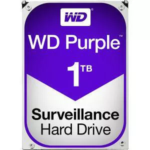 WD WD10PURZ Purple 1TB 3.5" SATA 5400 RPM  64 MB Cache Surveillance Hard Drive