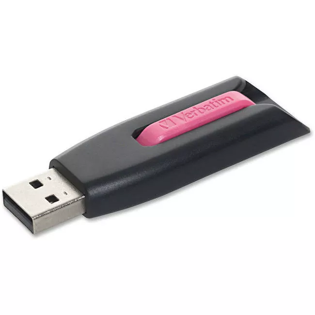 Verbatim 49178 16GB Store 'n' Go V3 USB 3.0 Flash Drive - Pink