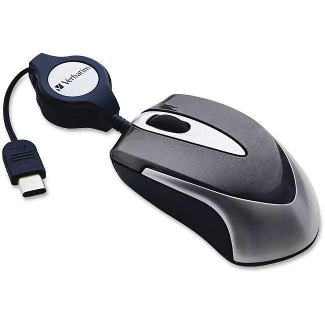 Verbatim 99235 USB-C&trade; Mini Optical Travel Mouse - Black