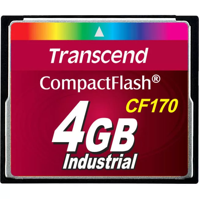Transcend TS4GCF170 4 GB CF170 Industrial CompactFlash Card