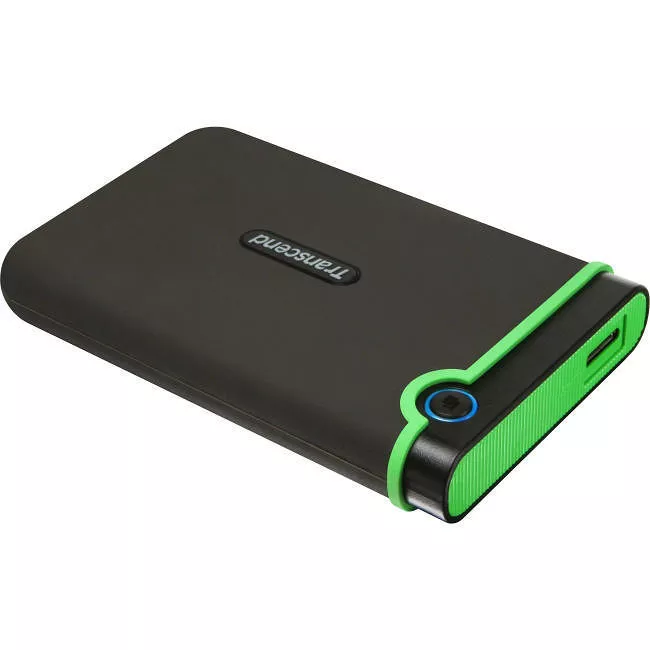 Transcend TS1TSJ25MC StoreJet 25MC 1 TB 2.5" Hard Drive - SATA - External - Portable - Iron Gray