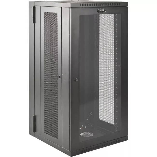 Tripp Lite SRW26USDPG SmartRack 26U UPS-Depth Wall-Mount Half-Height Rack Enclosure Clear Acrylic Window Hinged Back