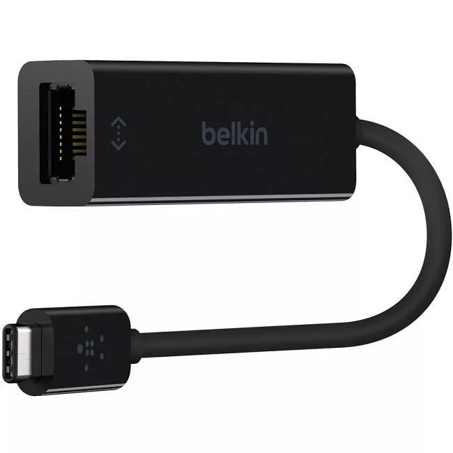 Belkin B2B145-BLK USB-C to Gigabit Ethernet Adapter USB 3.0 network adapter - Black