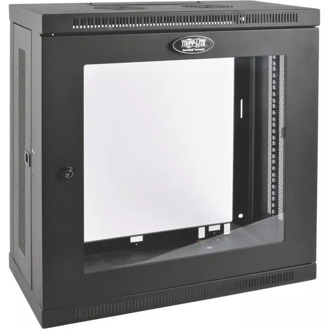 Tripp Lite SRW12U13G SmartRack 12U Very Low-Profile Patch-Depth Wall-Mount Small Rack Enclosure Clear Acrylic Window