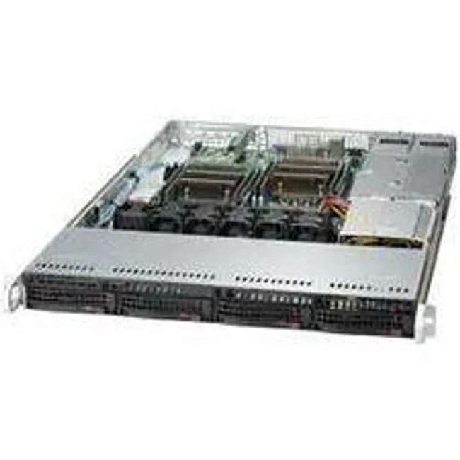 Supermicro SSG-6018R-MON2 SuperServer  1U Rack Server - 2 x Intel Xeon E5-2630 v3 2.40 GHz - 64 GB RAM - 960 GB SSD - (2 x 80GB, 1 x 800GB) SSD Configuration - Serial ATA/600 Controller