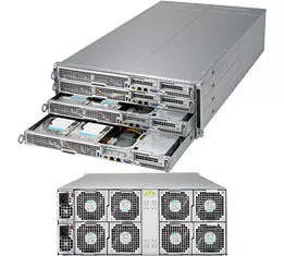 Supermicro SYS-F618H6-FTPT+ Barebone System - 4U - 4x Node - C612 Chipset - LGA-2011 - 2x CPU