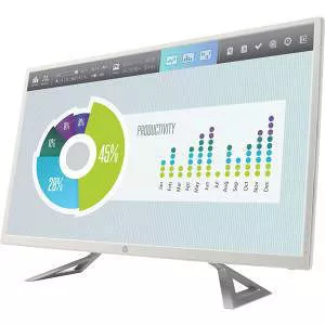 HP W2Z78AA#ABA Business V320 31.5" Full HD LED LCD Monitor - 16:9 - Silver, White