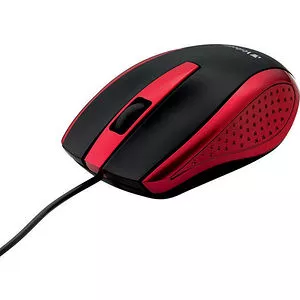 Verbatim 99742 Wired Notebook Optical Mouse - Red