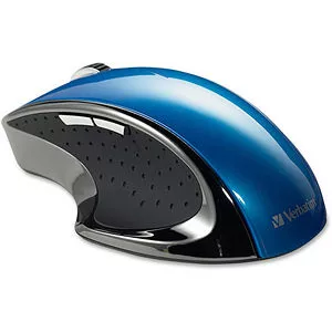 Verbatim 97593 Wireless Ergo Desktop Optical Mouse - Blue