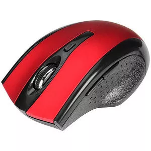 SIIG JK-WR0912-S1 6-Button Ergonomic Wireless Optical Mouse -Red