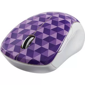 Verbatim 99746 Wireless Notebook Multi-Trac Blue LED Mouse - Diamond Pattern Purple
