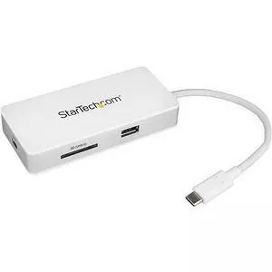 StarTech DKT3CHSD4GPD USB C Multiport Adapter - 4K HDMI - SD / SDHC / SDXC Slot (UHS-II) - GbE