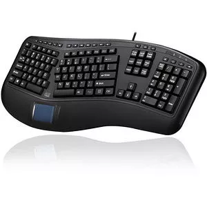 Adesso AKB-450UB Tru-Form 450 - Ergonomic Touchpad Keyboard