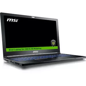 MSI WS63016 WS63 8SL-016 VR Ready 15.6" LCD Mobile Workstation - Intel Core i7-8750H 6 Core 2.2 GHz