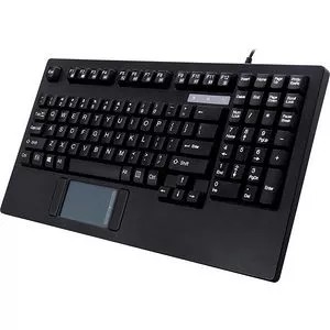 Adesso AKB-425UB EASYTOUCH  USB COMPACT KEYBOARD WITH GLIDE POINT TOUCHPAD , FITS  IN 19 1