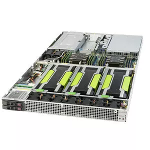 Supermicro SYS-1029GQ-TRT 1U Rackmount Barebone - Intel C621 - 2X LGA-3647 - Supports 4X GPU