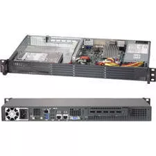Supermicro SYS-5017A-EF 1U Rack-mountable Server - 1 x Intel Atom S1260 Dual-core 2 GHz DDR3 SDRAM