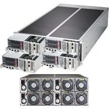 Supermicro SYS-F628G3-FTPT+ 4U 4 Node Rack Barebone - Intel C612 - 2 x Socket LGA 2011-v3 - 3 x GPU