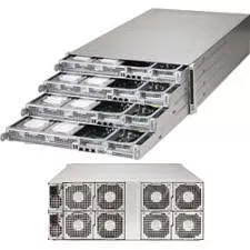 Supermicro SYS-F617H6-FT+ 4U Rack Barebone - Intel C602 Chipset - 4X Nodes - 2X Socket R LGA-2011