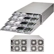 Supermicro SYS-F617H6-FTPTL+ 4U 4 Node RM Barebone - Intel C602 Chipset - LGA-2011 - 2x CPU