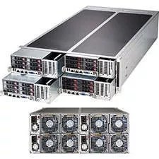 Supermicro SYS-F627R2-F72PT+ 4U 4 Node RM Barebone - Intel C602 Chipset - LGA-2011 - 2x CPU