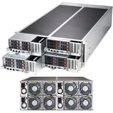 Supermicro SYS-F627R2-FT+ 4U Rack Barebone - Intel C602 Chipset - 4X Nodes - 2X Socket R LGA-2011
