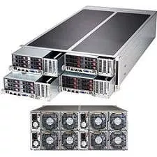 Supermicro SYS-F627G2-F73PT+ 4U Rack Barebone - Intel C602 Chipset - 4 Nodes - 2X Socket R LGA-2011