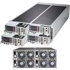Supermicro SYS-F628G3-FT+ 4U Rackmount Barebone - Intel C612 - 4X Nodes - 2X LGA 2011-v3 - 3X GPU