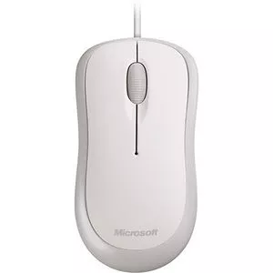 Microsoft 4YH-00006 Basic Optical White Mouse